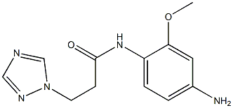 N-(4-amino-2-methoxyphenyl)-3-(1H-1,2,4-triazol-1-yl)propanamide