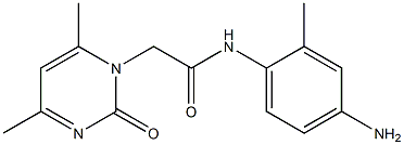 N-(4-amino-2-methylphenyl)-2-(4,6-dimethyl-2-oxopyrimidin-1(2H)-yl)acetamide