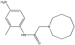 N-(4-amino-2-methylphenyl)-2-(azocan-1-yl)acetamide 结构式