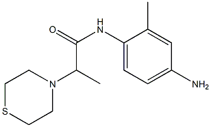 N-(4-amino-2-methylphenyl)-2-(thiomorpholin-4-yl)propanamide