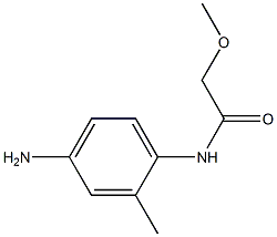 N-(4-amino-2-methylphenyl)-2-methoxyacetamide Struktur