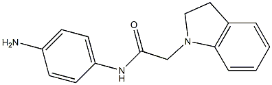 N-(4-aminophenyl)-2-(2,3-dihydro-1H-indol-1-yl)acetamide