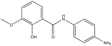 N-(4-aminophenyl)-2-hydroxy-3-methoxybenzamide Structure