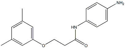 N-(4-aminophenyl)-3-(3,5-dimethylphenoxy)propanamide Structure