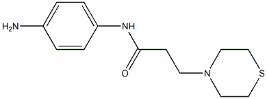N-(4-aminophenyl)-3-(thiomorpholin-4-yl)propanamide Structure