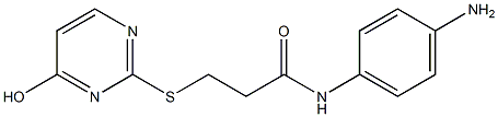 N-(4-aminophenyl)-3-[(4-hydroxypyrimidin-2-yl)sulfanyl]propanamide