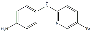 N-(4-aminophenyl)-N-(5-bromopyridin-2-yl)amine 结构式