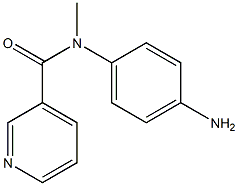 N-(4-aminophenyl)-N-methylpyridine-3-carboxamide Struktur