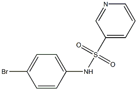 N-(4-bromophenyl)pyridine-3-sulfonamide Struktur