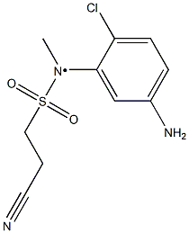 N-(5-amino-2-chlorophenyl)-2-cyano-N-methylethane-1-sulfonamido