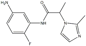 N-(5-amino-2-fluorophenyl)-2-(2-methyl-1H-imidazol-1-yl)propanamide|