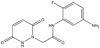 N-(5-amino-2-fluorophenyl)-2-(3,6-dioxo-3,6-dihydropyridazin-1(2H)-yl)acetamide Structure
