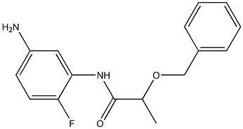 N-(5-amino-2-fluorophenyl)-2-(benzyloxy)propanamide Structure