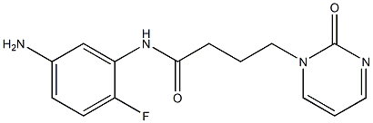 N-(5-amino-2-fluorophenyl)-4-(2-oxopyrimidin-1(2H)-yl)butanamide