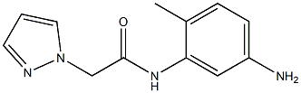 N-(5-amino-2-methylphenyl)-2-(1H-pyrazol-1-yl)acetamide|