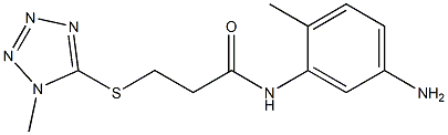 N-(5-amino-2-methylphenyl)-3-[(1-methyl-1H-1,2,3,4-tetrazol-5-yl)sulfanyl]propanamide