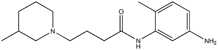 N-(5-amino-2-methylphenyl)-4-(3-methylpiperidin-1-yl)butanamide