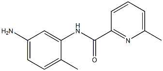 N-(5-amino-2-methylphenyl)-6-methylpyridine-2-carboxamide Structure