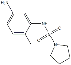 N-(5-amino-2-methylphenyl)pyrrolidine-1-sulfonamide Structure