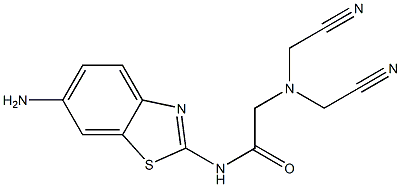 N-(6-amino-1,3-benzothiazol-2-yl)-2-[bis(cyanomethyl)amino]acetamide