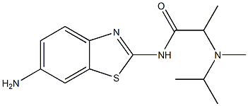 N-(6-amino-1,3-benzothiazol-2-yl)-2-[isopropyl(methyl)amino]propanamide