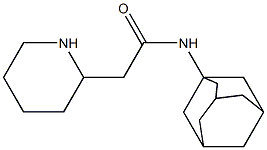 N-(adamantan-1-yl)-2-(piperidin-2-yl)acetamide Structure