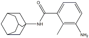 N-(adamantan-1-yl)-3-amino-2-methylbenzamide Struktur