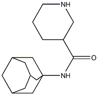 N-(adamantan-1-yl)piperidine-3-carboxamide Struktur