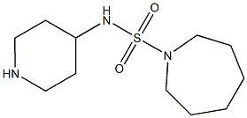N-(piperidin-4-yl)azepane-1-sulfonamide Structure