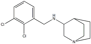 N-[(2,3-dichlorophenyl)methyl]-1-azabicyclo[2.2.2]octan-3-amine Structure