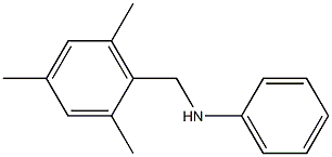 N-[(2,4,6-trimethylphenyl)methyl]aniline Structure