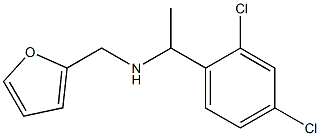 N-[1-(2,4-dichlorophenyl)ethyl]-N-(2-furylmethyl)amine Structure