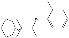 N-[1-(adamantan-1-yl)ethyl]-2-methylaniline Structure