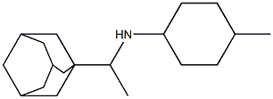 N-[1-(adamantan-1-yl)ethyl]-4-methylcyclohexan-1-amine Struktur