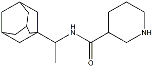 N-[1-(adamantan-1-yl)ethyl]piperidine-3-carboxamide Structure