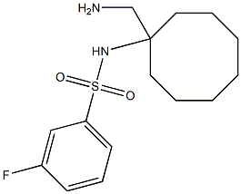 N-[1-(aminomethyl)cyclooctyl]-3-fluorobenzene-1-sulfonamide