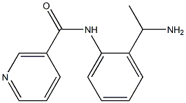 N-[2-(1-aminoethyl)phenyl]nicotinamide Struktur