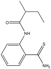 N-[2-(aminocarbonothioyl)phenyl]-2-methylbutanamide