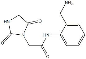 N-[2-(aminomethyl)phenyl]-2-(2,5-dioxoimidazolidin-1-yl)acetamide