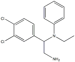 N-[2-amino-1-(3,4-dichlorophenyl)ethyl]-N-ethylaniline