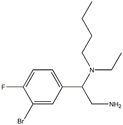 N-[2-amino-1-(3-bromo-4-fluorophenyl)ethyl]-N-butyl-N-ethylamine