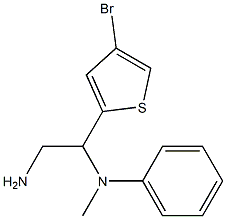 N-[2-amino-1-(4-bromothiophen-2-yl)ethyl]-N-methylaniline
