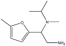 N-[2-amino-1-(5-methyl-2-furyl)ethyl]-N-isopropyl-N-methylamine Structure