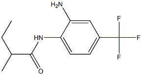 N-[2-amino-4-(trifluoromethyl)phenyl]-2-methylbutanamide Struktur