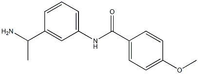 N-[3-(1-aminoethyl)phenyl]-4-methoxybenzamide