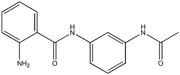 N-[3-(acetylamino)phenyl]-2-aminobenzamide Structure