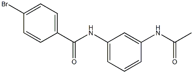 N-[3-(acetylamino)phenyl]-4-bromobenzamide
