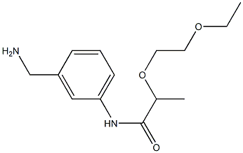 N-[3-(aminomethyl)phenyl]-2-(2-ethoxyethoxy)propanamide