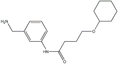 N-[3-(aminomethyl)phenyl]-4-(cyclohexyloxy)butanamide