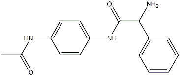 N-[4-(acetylamino)phenyl]-2-amino-2-phenylacetamide